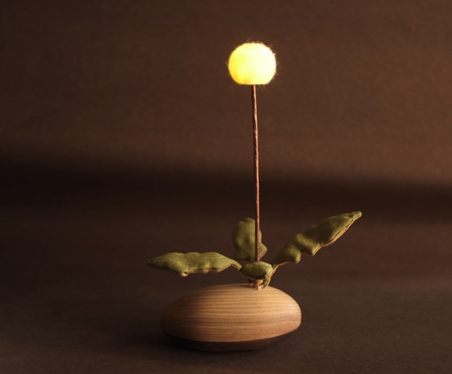 タンポポ l 木製照明インタラクティブナイトライト吹くと点灯し