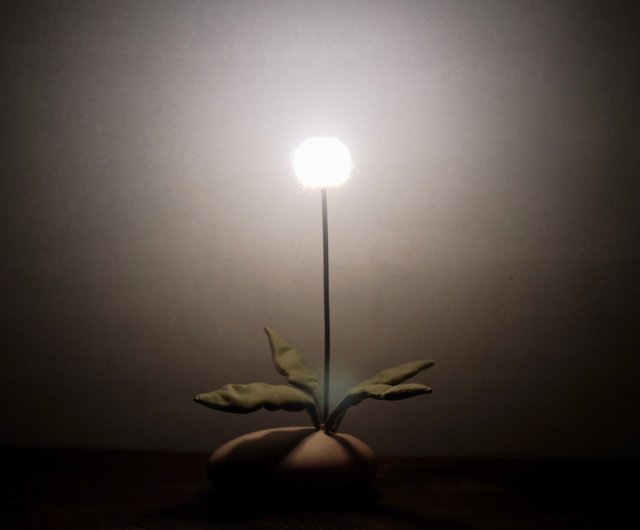 タンポポ l 木製照明インタラクティブナイトライト吹くと点灯します