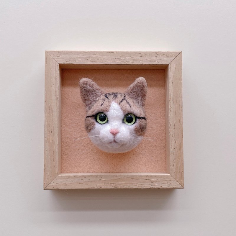 Wool Felt-Pet Avatar Customized Photo Frame - หมอน - ขนแกะ 