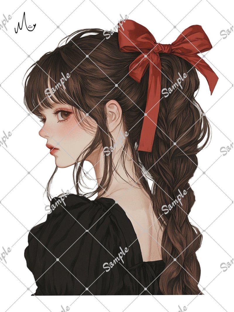 オリジナル人物ステッカー - 貼紙 - 紙 