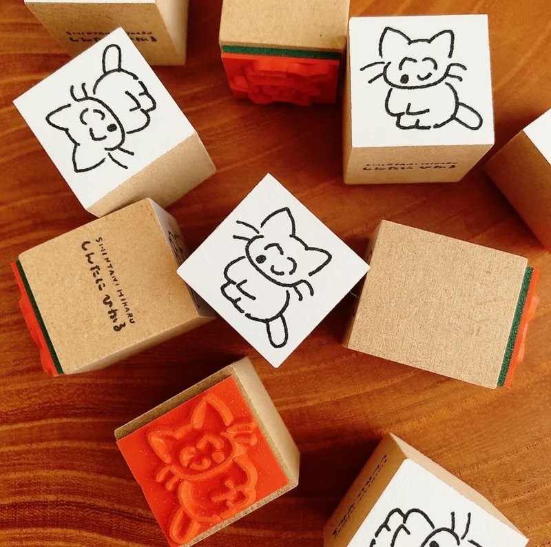 Cat stamp - Stamps & Stamp Pads - Wood 