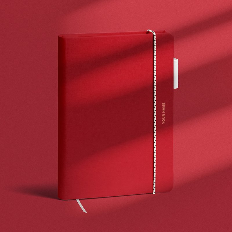 [Customized gift] Crimson customized notebook - Notebooks & Journals - Paper 