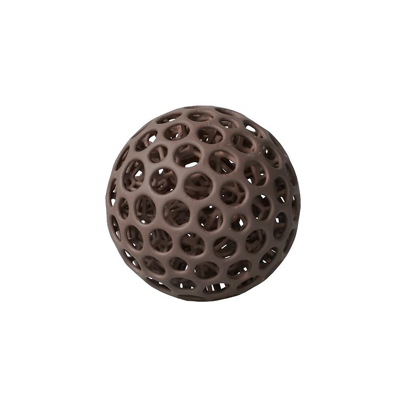 |  3D列印迪芬球 DIFFERENT BALL - 摩卡棕  | - 公仔模型 - 塑膠 咖啡色