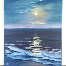 油絵 絵画 【岩場の海】 Amazon.co.jp: ウィラード・アリザラ『Sea at Down（F50）』油彩