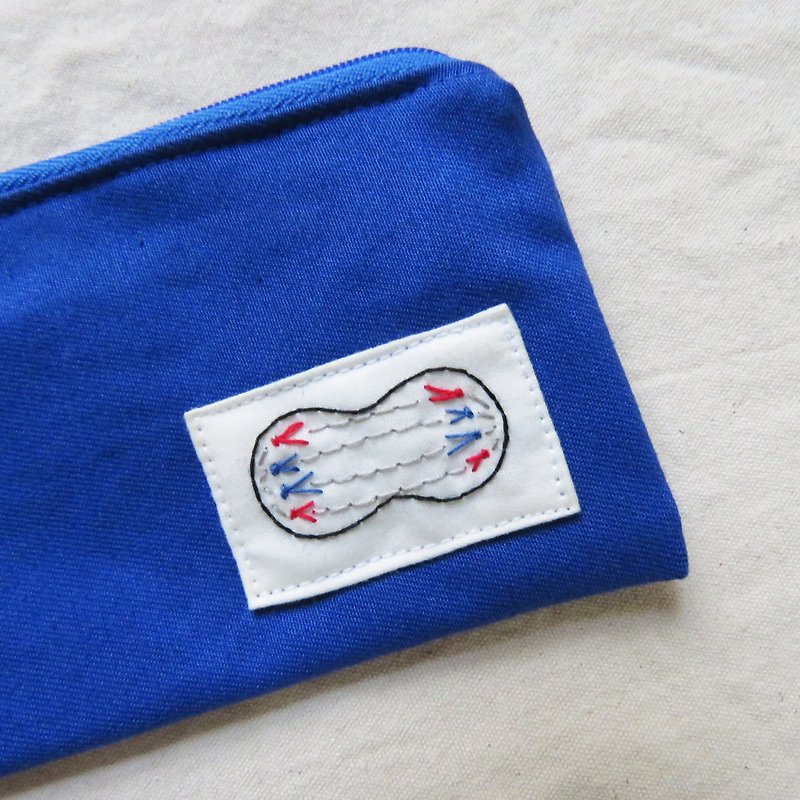 Cell division window bag / genetic biology - กระเป๋าเครื่องสำอาง - วัสดุอื่นๆ สีน้ำเงิน