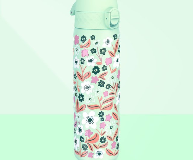 Ion8 Leak Proof Slim Water Bottle, Vacuum Insulated Steel