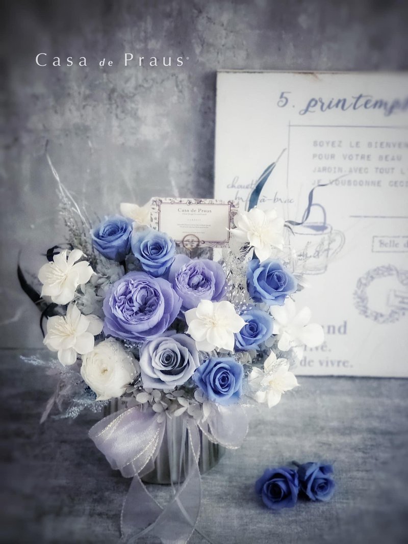 Pink mist blue cool color opening flower ceremony - Dried Flowers & Bouquets - Plants & Flowers Blue