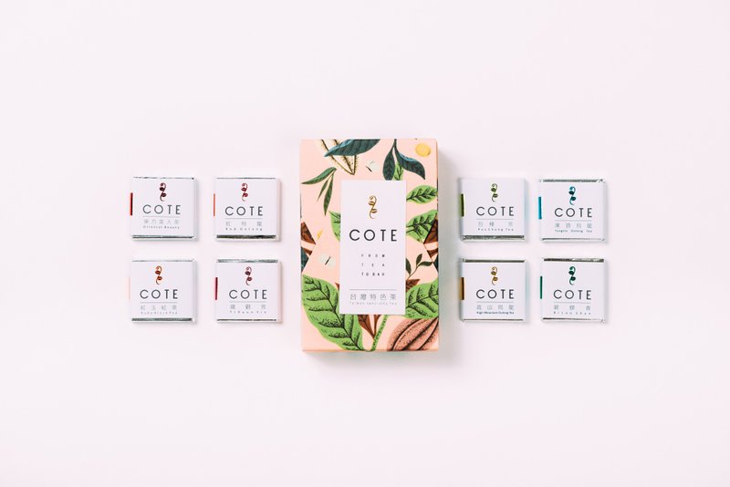 【COTE Tea Chocolate】_Taiwanese tea to eat (eight pieces) - Chocolate - Fresh Ingredients 