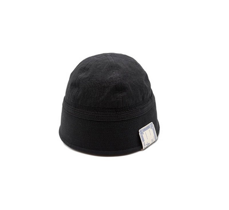 H.W.Dog&Co.Sailor Hat 23SS手工縫製水手帽 - 帽子 - 其他材質 黑色