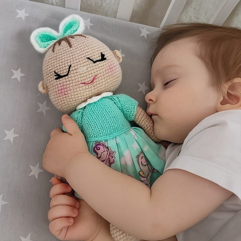 Sleepy baby doll, Sleeping doll, soft sleeping doll - 寶寶/兒童玩具/玩偶 - 其他材質 