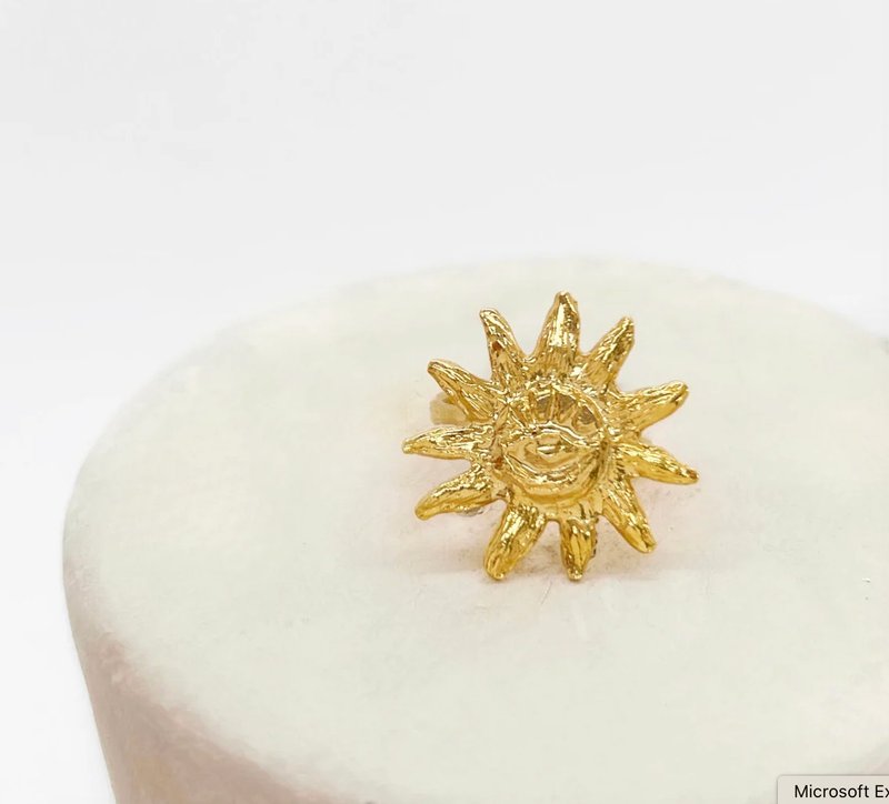 ELISE TSIKIS sun ring - General Rings - 24K Gold Yellow