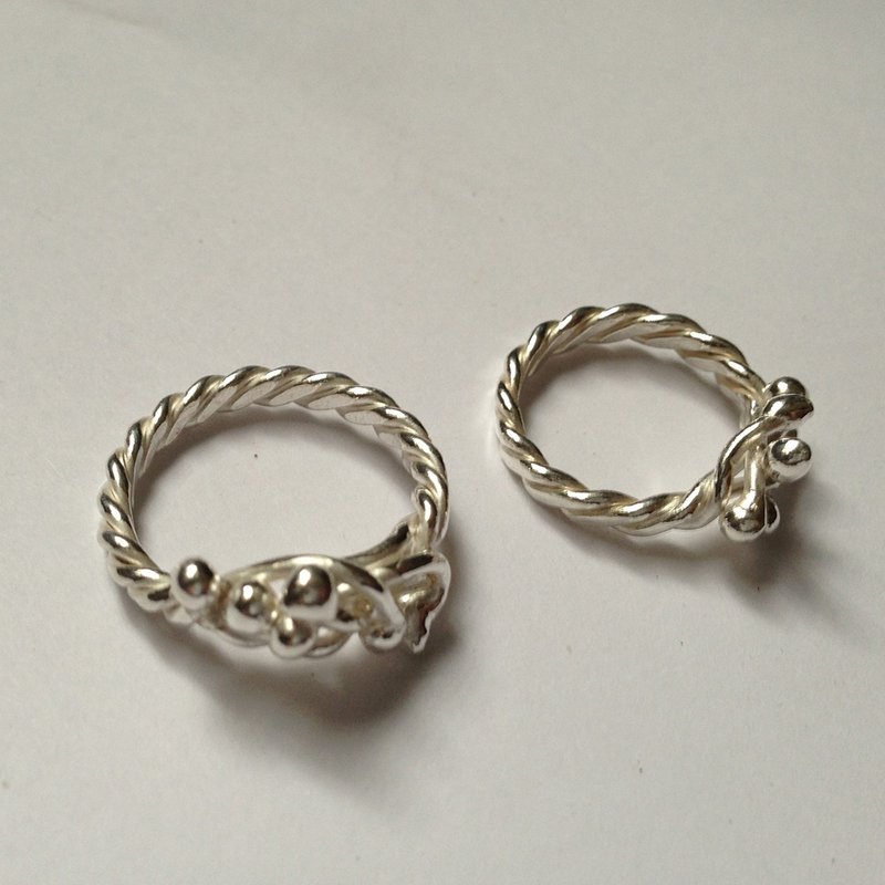 水滴戒純銀戒指 ,下單2享85折,手作的詩台南金工體驗/文化幣可 - 金工/飾品 - 純銀 