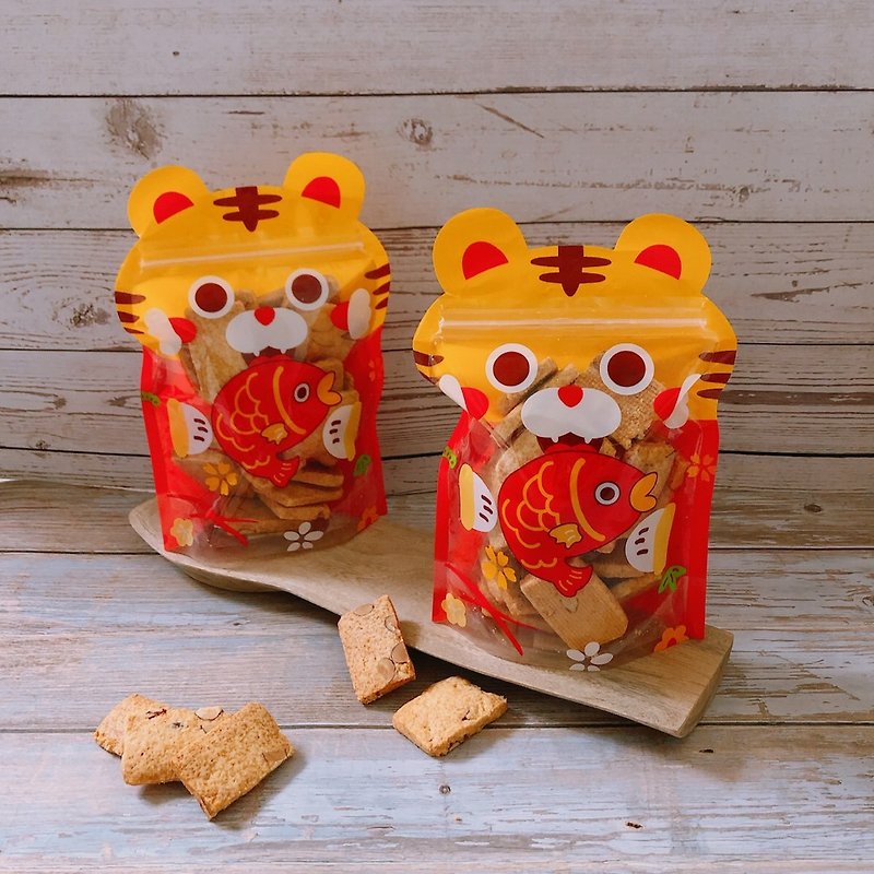 Cookie Butter Almond (Little Tiger Bag) - Handmade Cookies - Fresh Ingredients Gold