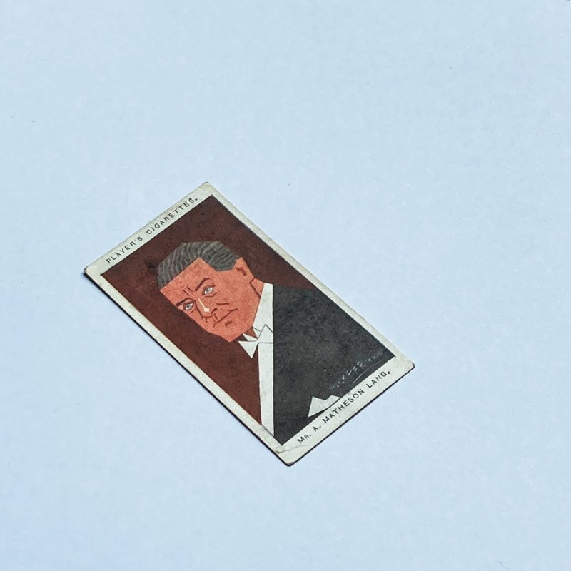 MR.A.MATHESON LANG_UK John Player & Sons cigarette card - Cards & Postcards - Paper 