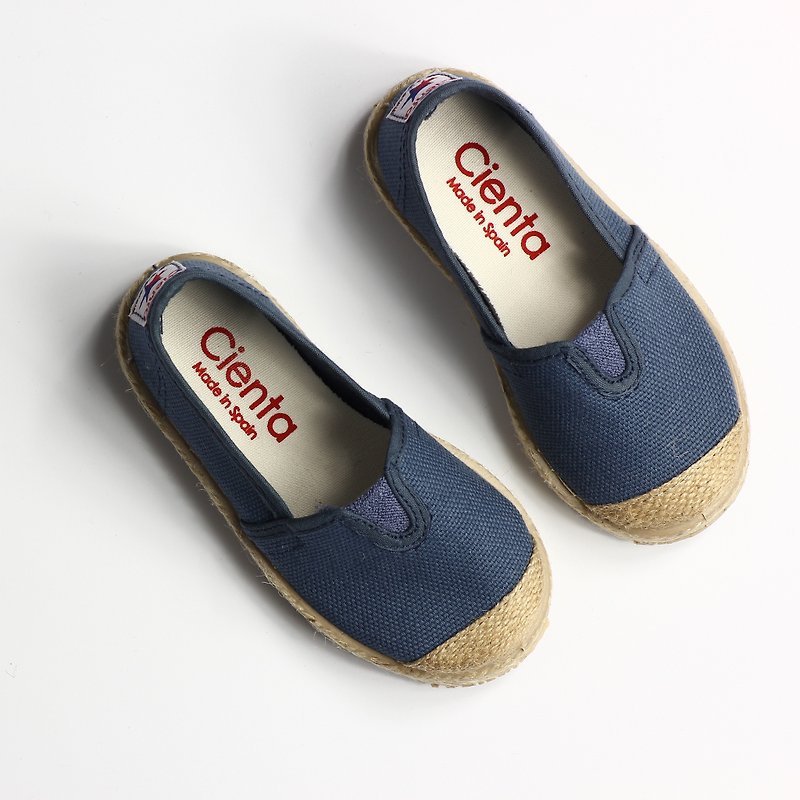 Spanish national canvas shoes CIENTA 44020 90 light blue children, children size - Kids' Shoes - Cotton & Hemp Blue