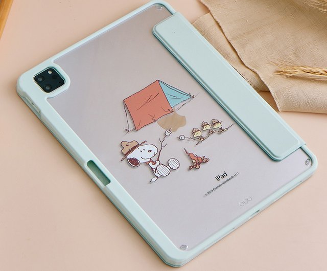 SNOOPY スヌーピー CAMP iPad 三つ折り保護ケース - ショップ