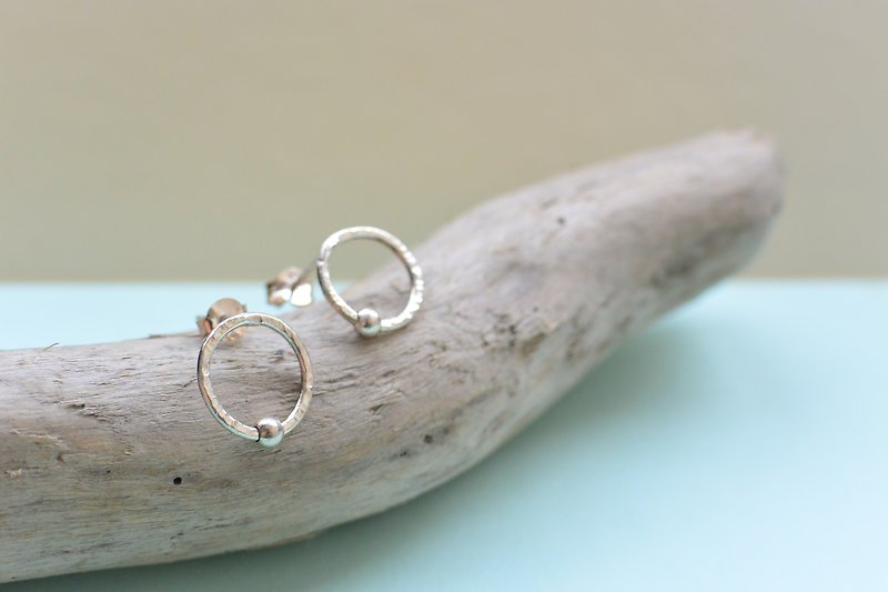 追尋的軌道- 純銀耳環 925 silver earrings - 耳環/耳夾 - 其他金屬 銀色