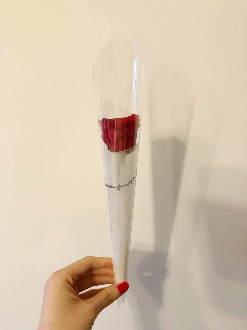 經典紅玫永生花 - 乾燥花/永生花 - 植物．花 