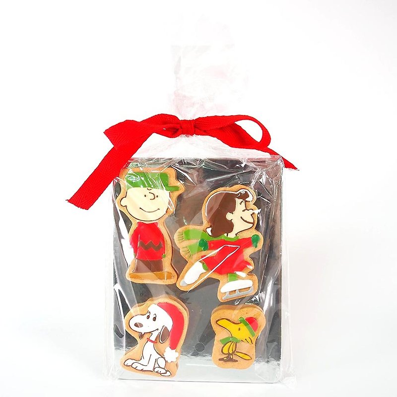 Snoopy Christmas Sugar Cookie Magnets 4pcs 【Hallmark-Peanuts Christmas Gifts】 - ของวางตกแต่ง - วัสดุอื่นๆ หลากหลายสี