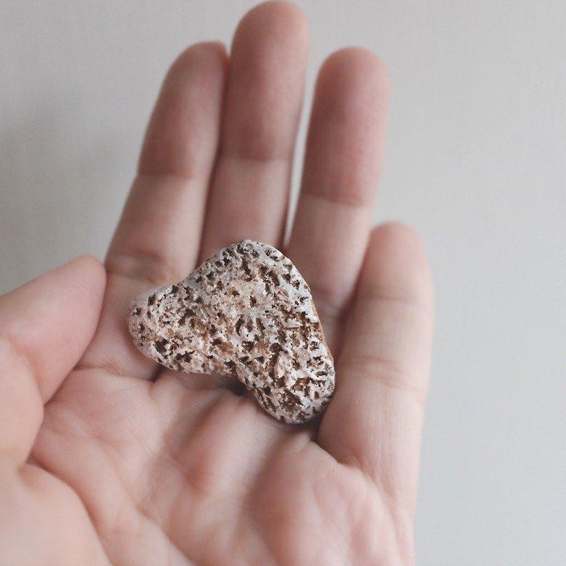 Soil «cloud» - Brooches - Pottery White