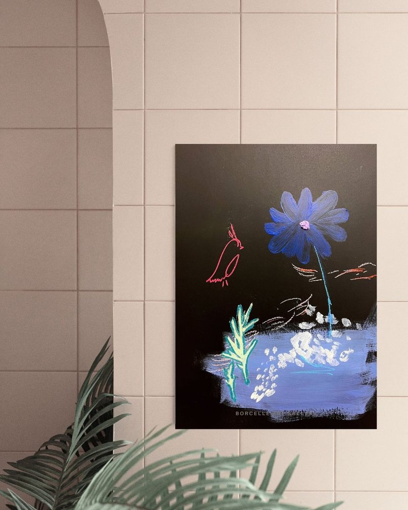 神秘花園 / 數位微噴插畫藝術紙海報 - 海報/掛畫/掛布 - 紙 多色