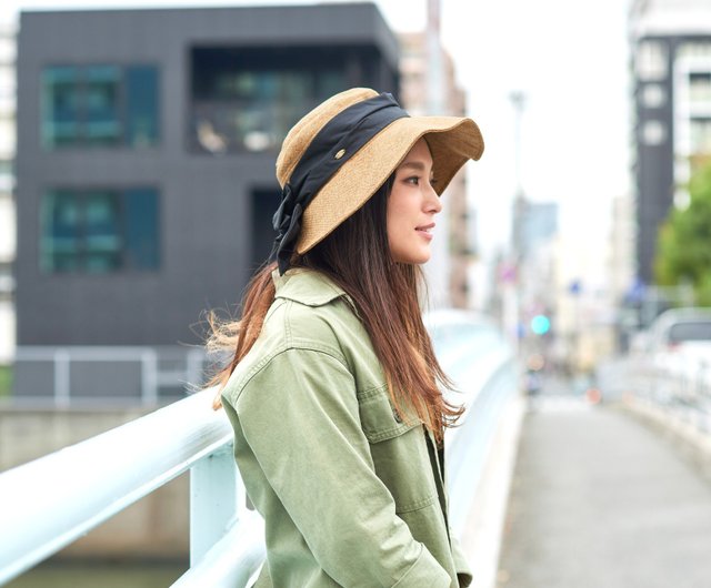 UVカット ポリジュート ハット レディース 春夏帽子 日よけ帽子 UVカット ポリジュート ハット レディース 春夏帽子 日よけ帽子