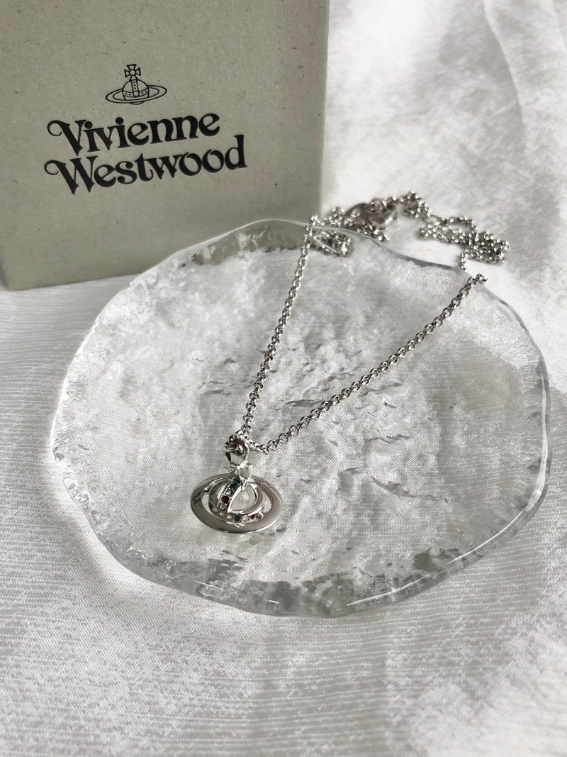 【 日本直送　名牌中古包 】Vivienne Westwood　ヴィヴィアンウエストウッド ネックレス オーブ vintage ヴィンテージ 2pmsie - 項鍊 - 其他材質 銀色