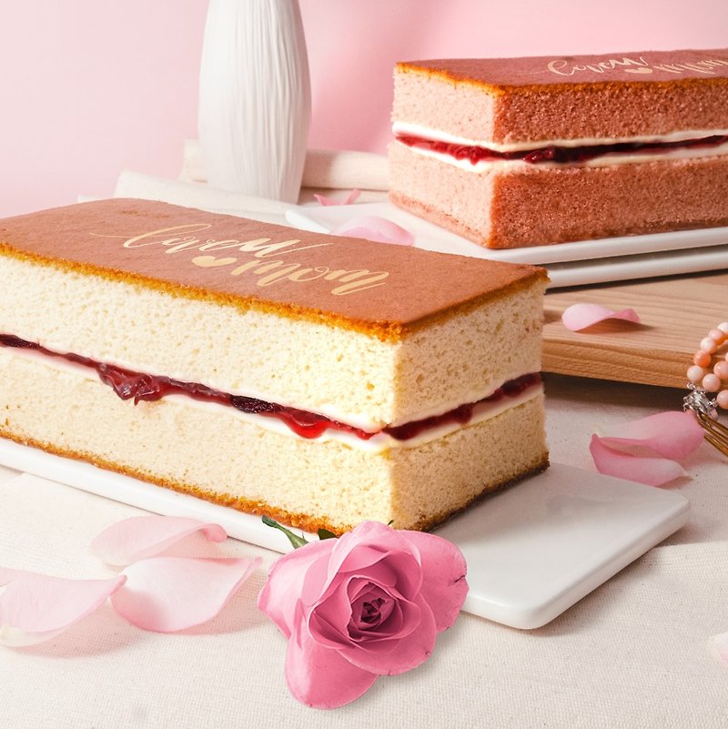 【ひとりの故郷】龍眼蜜秘心ギフトボックス（母の日ギフトボックス）は台湾本島のみのお届けとなります - ケーキ・デザート - その他の素材 ピンク