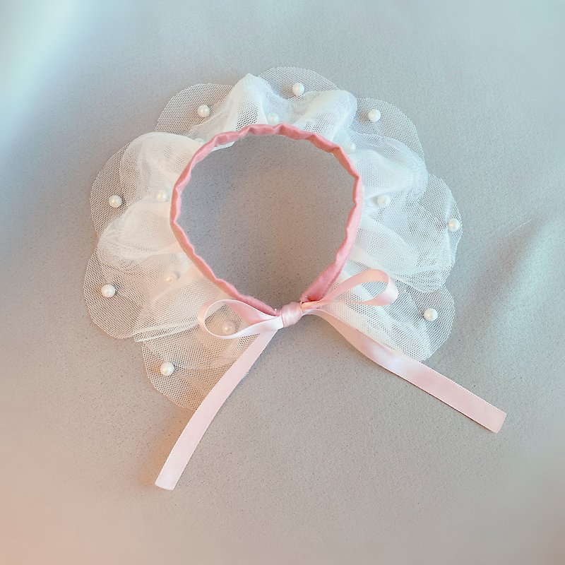 ペットの結婚式//パール//ロマンス - 洋服・帽子 - その他の素材 ピンク
