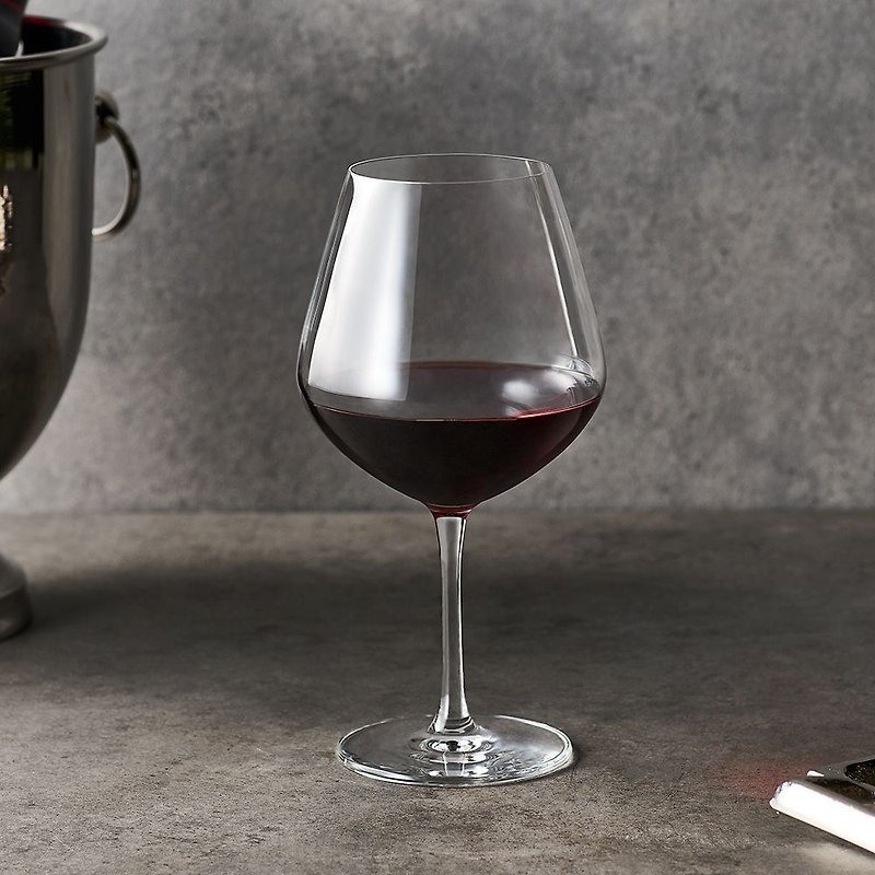 Lucaris Tokyo series Burgundy red wine glass 740ml lead-free crystal glass - แก้วไวน์ - แก้ว ขาว