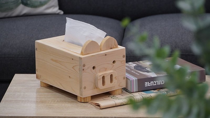 [Woodworking Experience] Piggy Tissue Box Classes Started in Taiwan - งานฝีมือไม้/ไม้ไผ่ - ไม้ 
