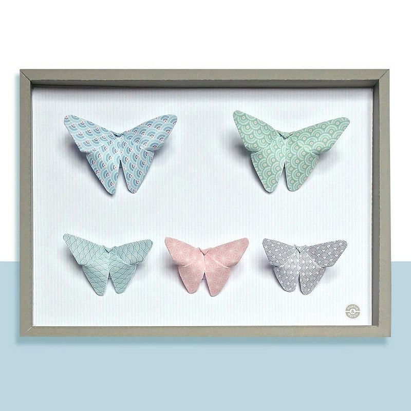 【Sophie et Martin】 Creative origami (butterfly) - งานไม้/ไม้ไผ่/ตัดกระดาษ - กระดาษ หลากหลายสี