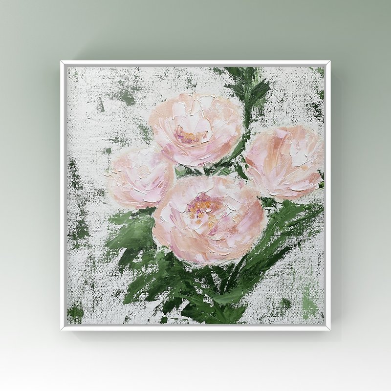 Original roses oil painting - 掛牆畫/海報 - 其他材質 