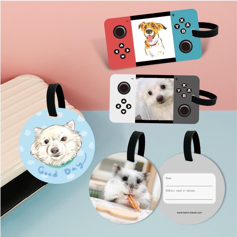 [Pet customization] Pet customization tag/luggage tag/souvenir/fur baby customization - Luggage Tags - Plastic 