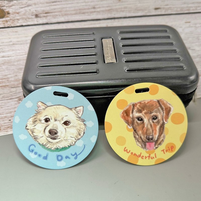 【Pet Customization】Custom Pet Tag / Luggage Tag / Fur Baby Custom Luggage Tag - Charms - Plastic 