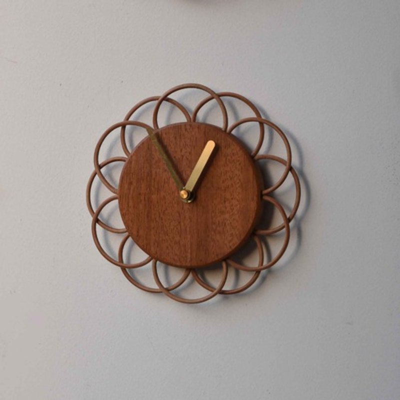 Small mahogany clock - Clocks - Wood Brown