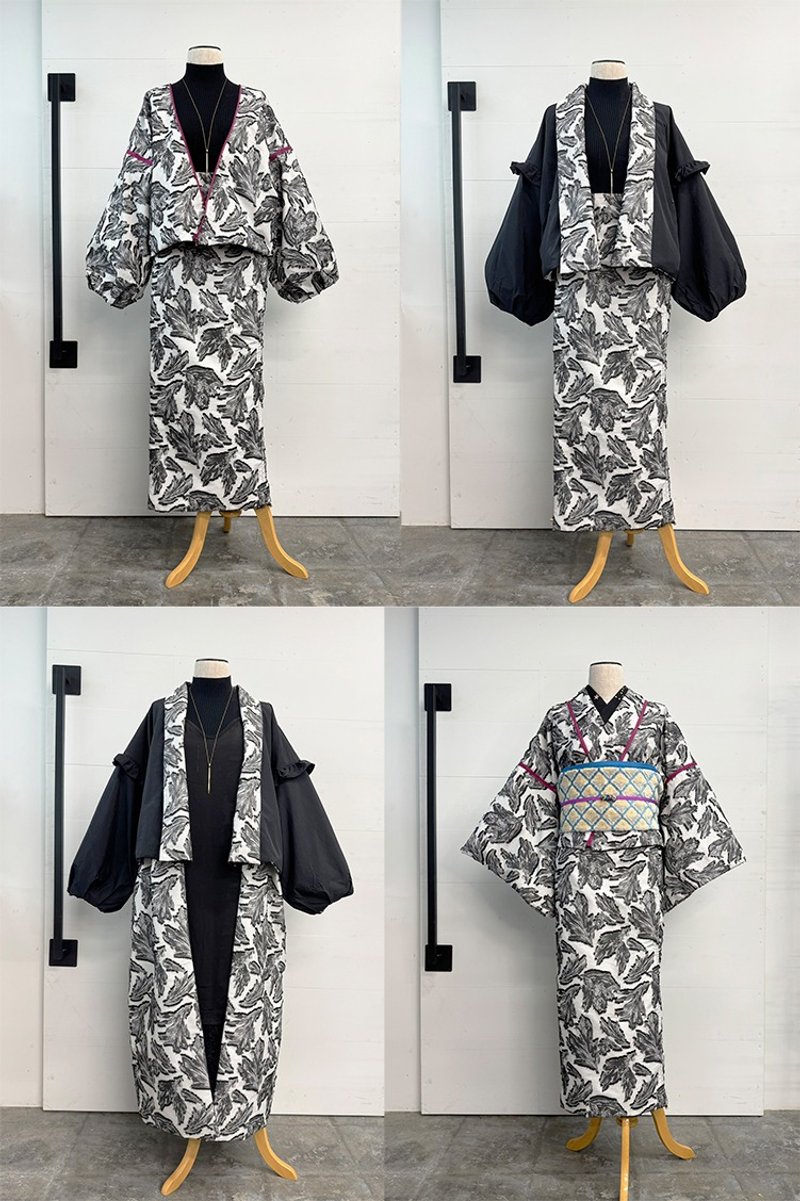 mash up outfits  botanical 即納 - ブレザー・コート - ポリエステル ホワイト