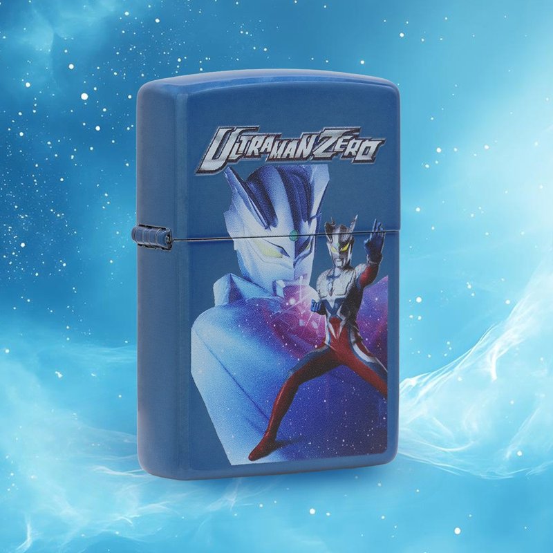 【ZIPPO Official Flagship Store】Ultraman Zero 15th Anniversary Windproof Lighter CZA-2-47 - อื่นๆ - ทองแดงทองเหลือง สีน้ำเงิน