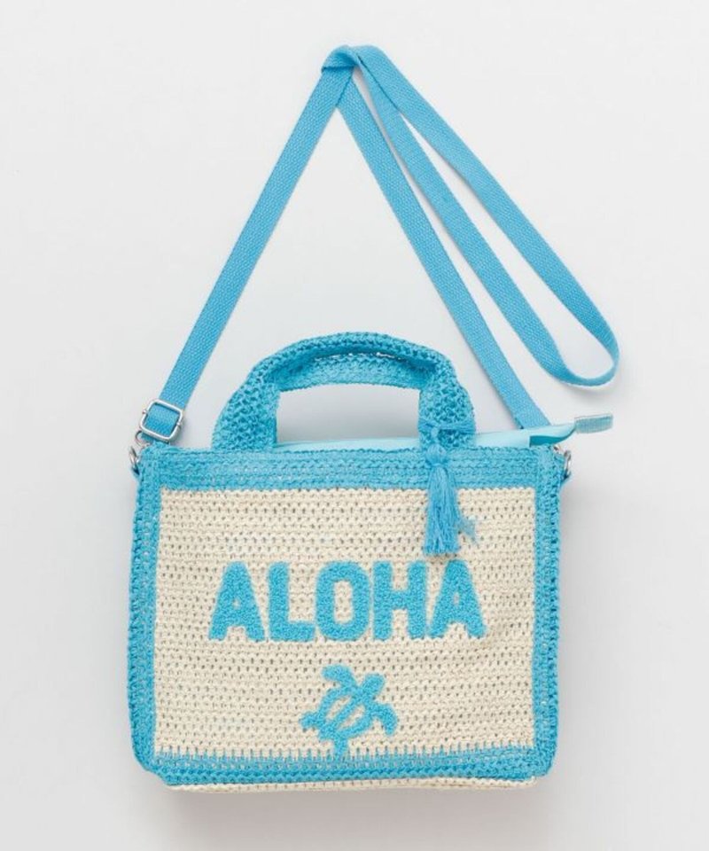 【熱門預購】活力夏威夷熱帶拾光刺繡2用手提包(4色)47SP5201 - 束口袋/束口背包/水桶包 - 其他材質 