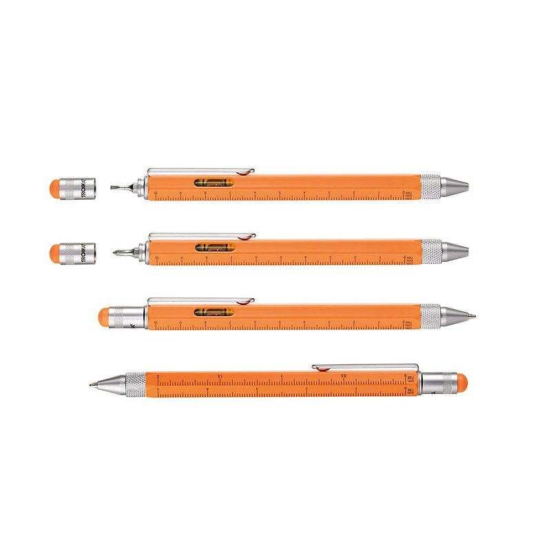 多功能工具筆(橘色) - 原子筆 - 其他金屬 橘色