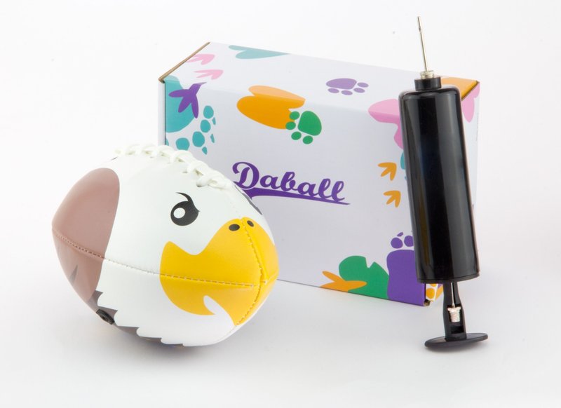 Daball Daball painted children's American football (eagle) - อื่นๆ - หนังเทียม สีนำ้ตาล