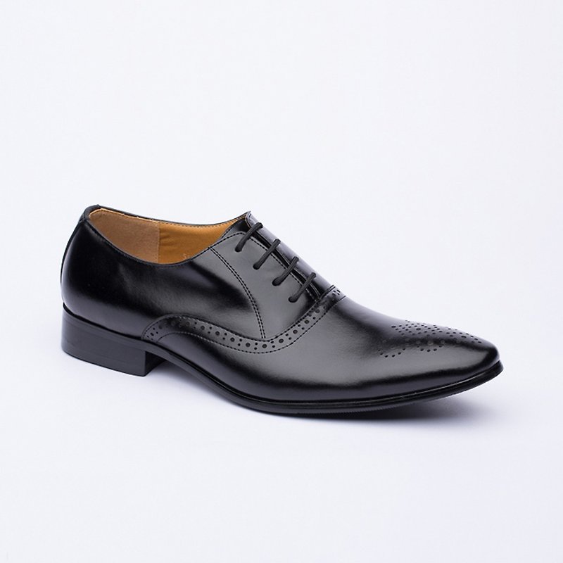 Kings Collection Genuine Leather Niteroi Shoes KG80009 Black - Men's Leather Shoes - Genuine Leather Black