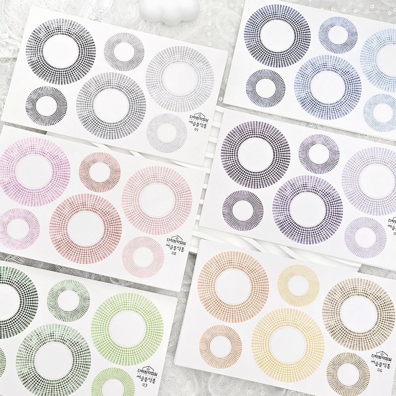 :Circle Black Hole (6 types): Card paper - 信封/信紙 - 紙 
