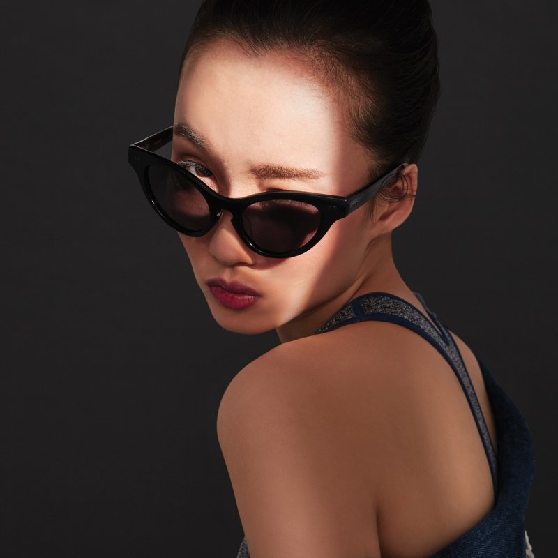 Nilrat Cateyes Sunglasses - 眼鏡/鏡框 - 其他材質 黑色