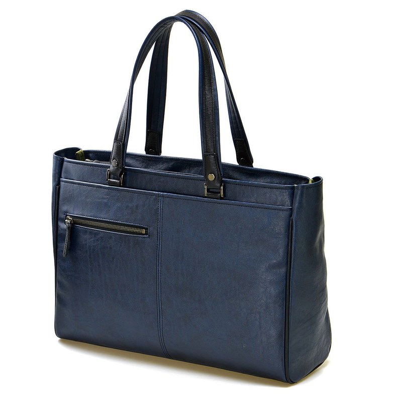 Japan Toyooka BX Xiao Tote Bag Dark Blue - กระเป๋าถือ - วัสดุอื่นๆ 