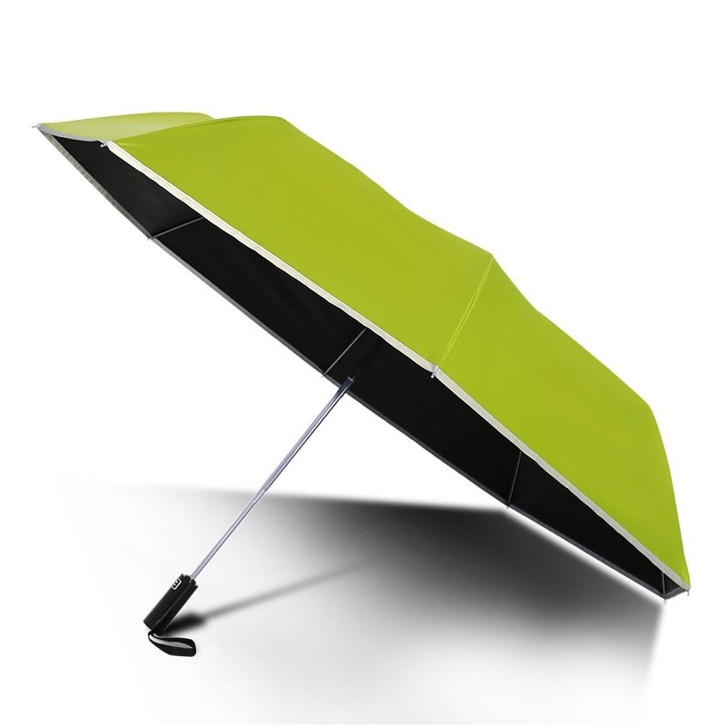 TDN extra large umbrella Yingjue reflective vinyl automatic opening and closing umbrella super water repellent sun protection automatic umbrella (military style green) - ร่ม - วัสดุกันนำ้ สีเขียว