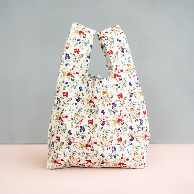 The latest eco-friendly gift of the year, square bento bag, British berry color selection - กระเป๋าถือ - ผ้าฝ้าย/ผ้าลินิน หลากหลายสี