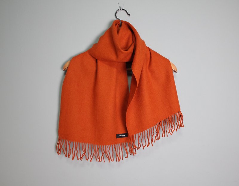 FOAK Vintage COMME CA ISM Sunset Warm Orange Scarf - Scarves - Other Materials 