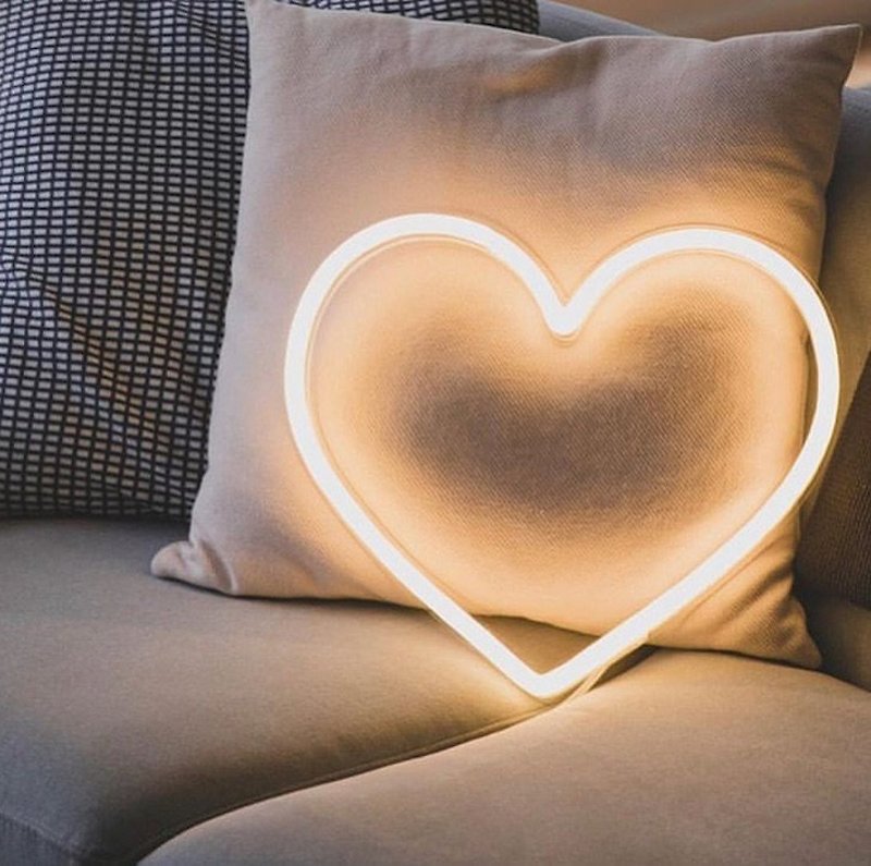 Art Heart Love Neon Sign for home lamp Wall Decor
