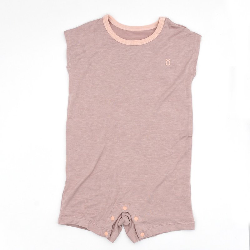 Minihope Soft Baby Jumpsuit - Lotus Color - Tops & T-Shirts - Other Materials Purple